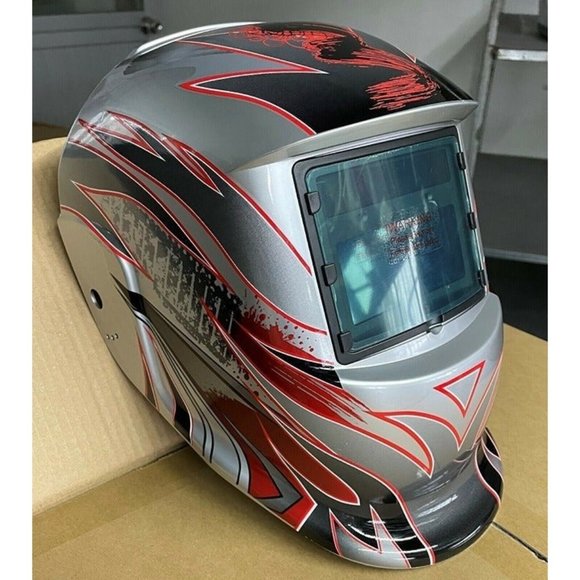 Solar Auto Darkening Welding/grinding  Helmet  Hood - Picture 1 of 2